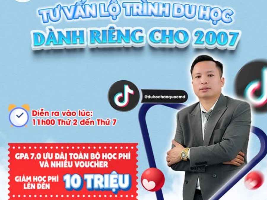 LIVE STREAM TƯ VẤN LỘ TRÌNH DU HỌC DÀNH RIÊNG CHO 2007